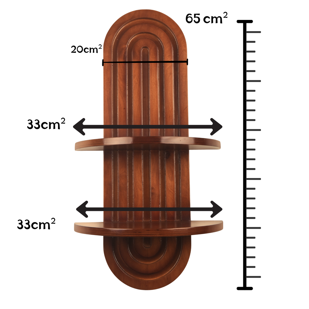 Aura - Arch Floating Shelf